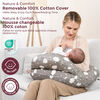 Momcozy Nursing Pillow Grey Clouds